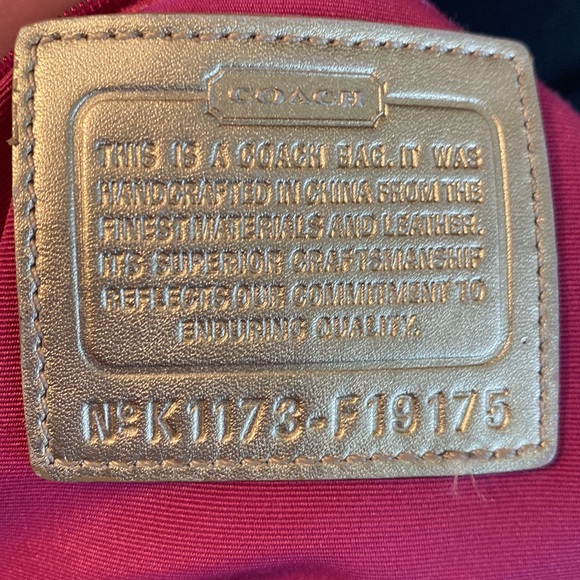 Authenticated Coach Peyton Tattersall File Crossbody - Picture 11 of 16